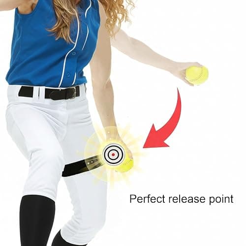 Molain Circle Baseball Softball Training Equipment, Pitching Trainer for Arm Mechanics & Muscle Memory Development (Black) thumbnail 3