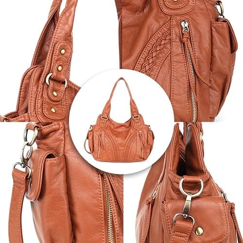 Montana West Hobo Bag Soft Handbag with Crossbody Strap | Everyday Use Purses for Women, Large Capacity Handbag, Casual Hobo Bag thumbnail 5