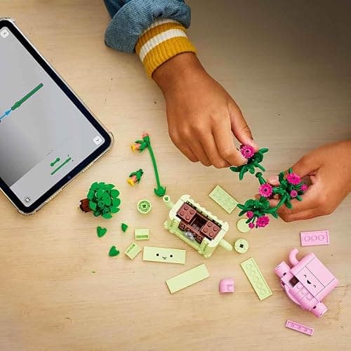 LEGO Botanicals Rocking Plants - Artificial Flowers Set - incl. 2 Faux Plants & 2 Pastel Coloured Pots for Bedroom Decor - DIY Gift Idea for 9+ Year Old Girls & Adults - 11506 thumbnail 2