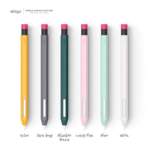 elago Compatible with Apple Pencil Pro Case & Apple Pencil 2nd Generation Case, Compatible with Magnetic Charging, Double Tap, Squeeze, Haptic (Must Read Installation Instructions) [Lovely Pink] thumbnail 8