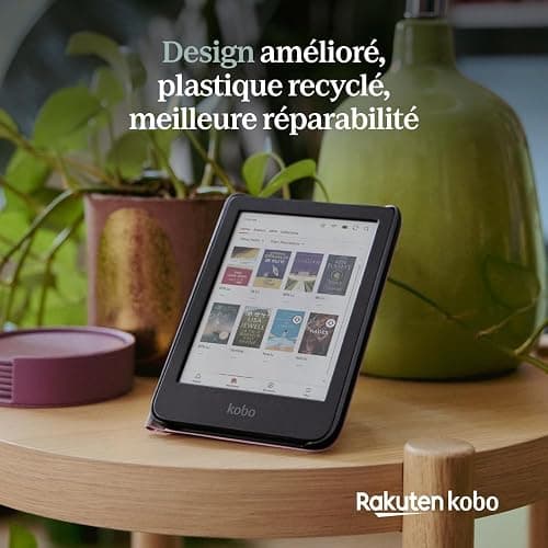 Kobo Clara Colour | Liseuse eBook Couleur | Écran Couleur E Ink Kaleido™ 3 sans Reflets de 6" | Option Mode Sombre | Étanche | Livres Audio | 16 Go de Stockage | Noir thumbnail 6
