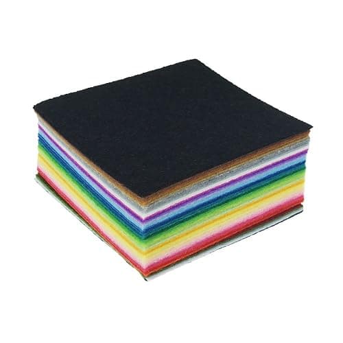 42pcs Felt Fabric Sheet 4"x4" Assorted Color DIY Craft Squares Nonwoven 1mm Thick thumbnail 4