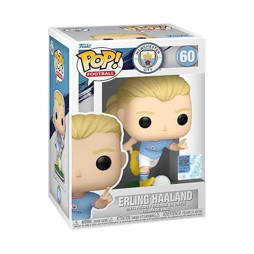 Funko POP! Football: Manchester City FC - Erling Haaland | Official Sports Merch - Collectable Vinyl Figurine for Shelf Display - Birthday Gift Idea for Fans and Collectors - Image 1