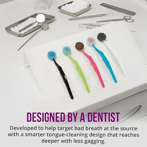Tung Tongue Cleaning Kit with Brush & Gel for Fresh Breath, USA Made | Includes TUNG Brush & Zinc Gel to aid in cleaning the tongue, support fresh breath, help fight halitosis & may reduce odor. thumbnail 8