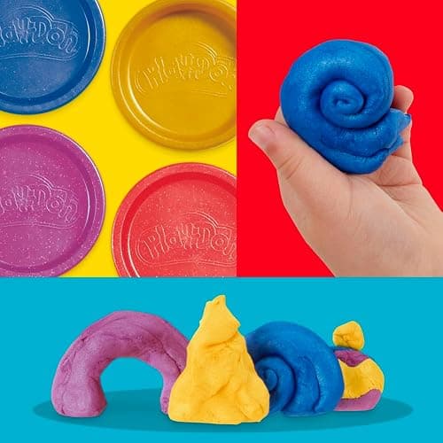 Play-Doh 4-Pack Shimmer Clay thumbnail 5