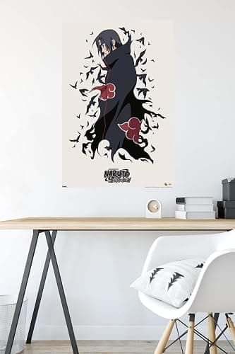 Trends International Naruto Shippuden - Itachi Wall Poster, 22.375" x 34", Poster & Mount Bundle thumbnail 6