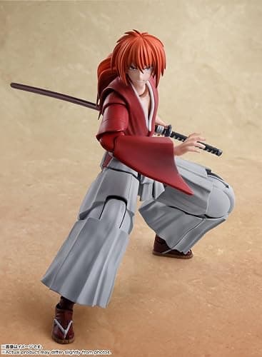 TAMASHII NATIONS - Rurouni Kenshin: Meiji Swordsman Romantic Story - Kenshin Himura, Bandai Spirits S.H.Figuarts Action Figure thumbnail 6