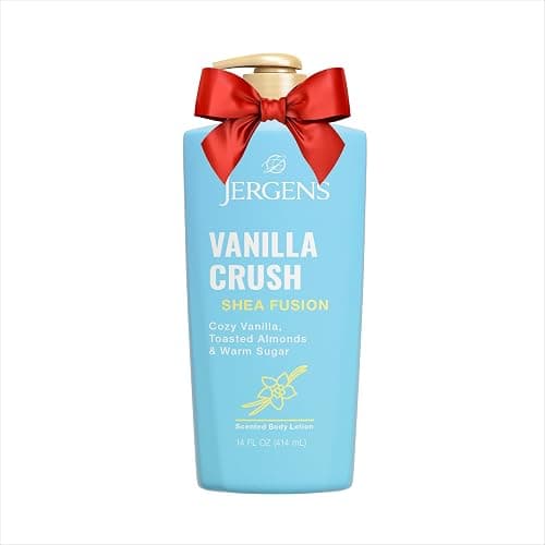 Jergens Shea Fusion Vanilla Crush Body Lotion, Moisturizer with Shea Butter & Vitamin E, 14 Fl Oz - Image 1