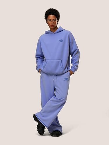Aelfric Eden Womens Sweatsuits 2 Piece Set Oversized Fleece Hoodie and Sweatpants Track Suits Sweat Matching Lounge Pants thumbnail 3