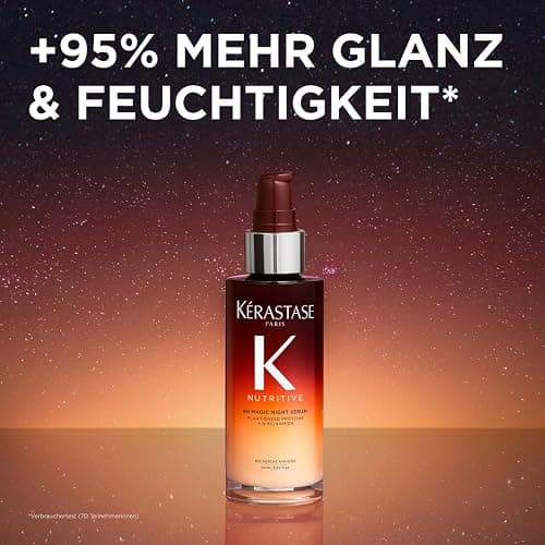 Kérastase Nutritive 8H Magic Night Serum, Nachtserum für normales bis leicht trockenes Haar, Pflegend und glättend für mehr Glanz und Geschmeidigkeit, Ohne Parabene thumbnail 4