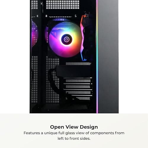 CyberPowerPC Gamer Master Gaming PC, AMD Ryzen 7 8700F 4.1GHz, GeForce RTX 5060 Ti 8GB, 16GB DDR5, 1TB PCIe 4.0 SSD, WiFi Ready & Windows 11 Home (GMA2900A2) thumbnail 4
