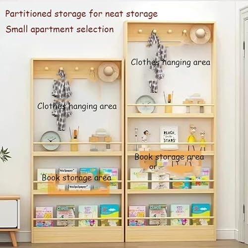 Eqvexd Narrow Storage Rack Behind The Door 3-4Tier,Behind The Door Storage Organizer Books,Space-Saving Wall Mount Narrow Bookshelf for Bedroom,Living Room,Home,Office,Behind Doo thumbnail 5
