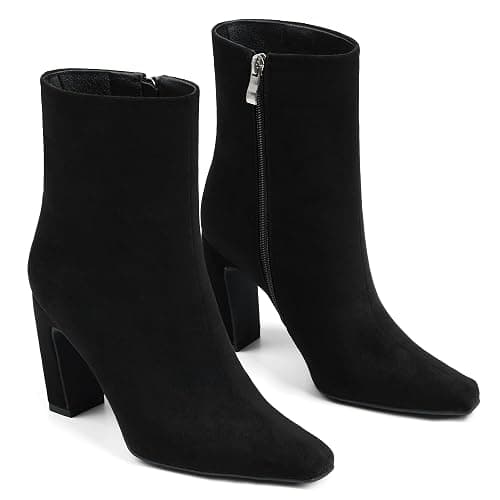 Square Toe Chunky Heeled Boot thumbnail 4