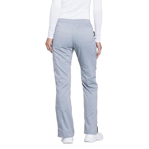 Cherokee Scrubs for Women Mid Rise Moderate Flare Drawstring Pant with 5 Pockets, Ultra Soft & Breathable Fabric - WW120 thumbnail 2