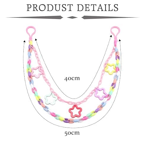 Longita Pants Chain for Men Jean Chains for Women Y2K Star Jean Pocket Chain for Pants Biker Hip Punk Chains Silver Y2K Jewelry for Women Accessory Trendy Fashion for Music Festival Concert Cosplay thumbnail 2