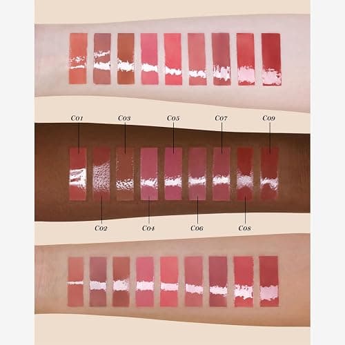 Flower Knows Butterfly Cloud Collar Glossy Lipstick,Hydrating Solid Lip Gloss,Moisturizing Red Tinted Lip Balm,Long Lasting Lip Gloss in Balm for Girls&Women,(C08 Sunset Clouds) thumbnail 3