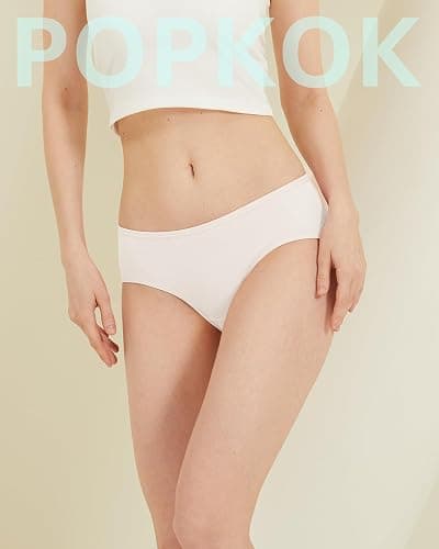 POPKOK Teen Girls Underwear Cotton Brief Panties 6 pack thumbnail 3