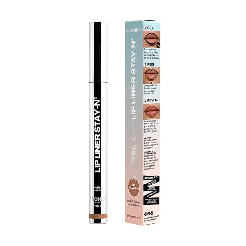 Sacheu Lip Liner STAY-N Peel Off Lip Stain - Long Lasting Waterproof Lip Tint with Hyaluronic Acid & Vitamin E – Transfer Proof Matte Finish, Vegan & Cruelty-Free (MUAH-VE) thumbnail 11