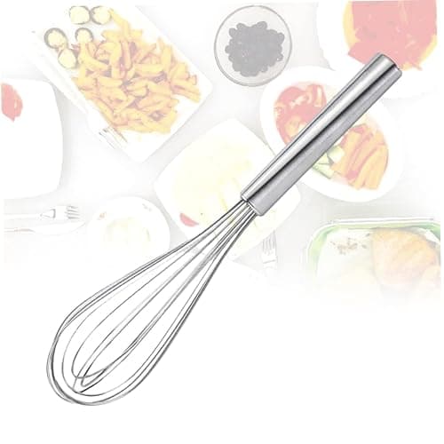 OHPHCALL Stainless Steel Manual Eggbeater Lightweight Egg Stirrer for Easy Mixing and Blending Metal Kitchen Whisk for Home Cooking and Baking thumbnail 7