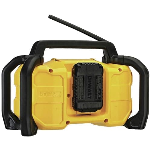DEWALT 12V/20V MAX Portable Bluetooth Radio, Cordless, 100 ft Range, 3.5” Subwoofers, Jobsite (DCR028B) thumbnail 5