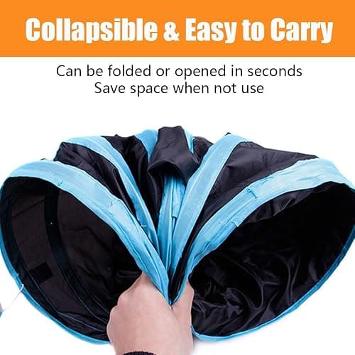21 Pcs Cat Toys for Indoor Cats Collapsible Cat Tunnel Interactive Feather Teaser Wand Ball Toy for Kitten Cats thumbnail 8