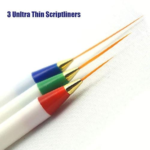 Afantti 15 Pcs Detail Fine Paint Brushes Micro Mini Tiny Artist Paintbrush Set | Ultra Fine Point Tip | for Miniature Acrylic Script Liner Oil Watercolor Nail Art Painting thumbnail 6