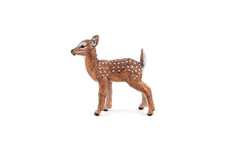 Papo -Hand-Painted - Figurine -Wild Animal Kingdom - White-Tailed Fawn -50219 -Collectible - for Children - Suitable for Boys and Girls- from 3 Years Old thumbnail 5