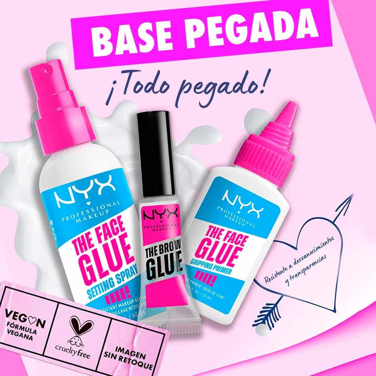 NYX Professional Makeup The Face Glue Setting Spray, Spray fijador de maquillaje, A prueba de transferencias y desvanecimientos. Duración por 24 hrs. A prueba de agua - Tono transparente, 60ml thumbnail 11