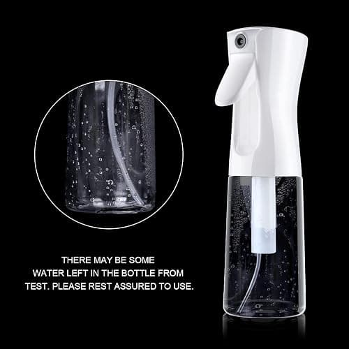 URAQT Sprühflasche Haar, 2 ml Wasserzerstäuber Wasserflaschens Friseur Sprühflaschen Spray Bottle, Salon Wasser Sprüher Friseur Haar Werkzeug für Haar, Weiß Transparent thumbnail 7