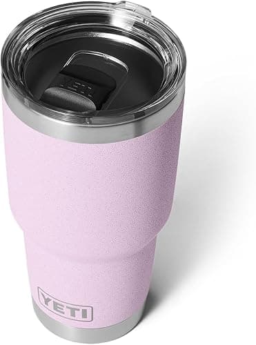YETI Rambler 30 oz Tumbler, Stainless Steel, Vacuum Insulated with MagSlider Lid, Cherry Blossom thumbnail 3