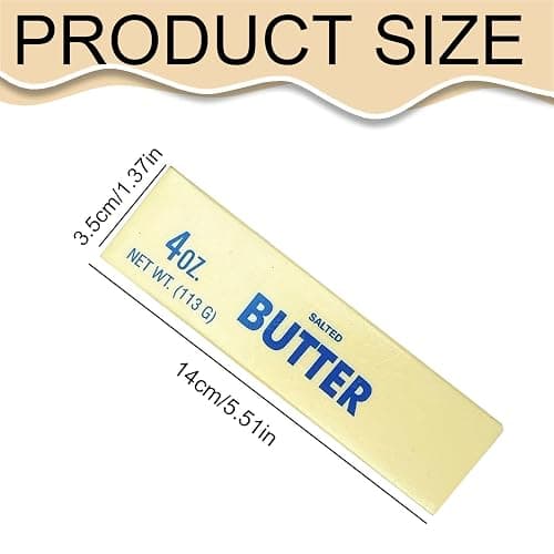 Butter Squishy Squish Toys, Slow Rebound Cute Butter Squeeze Stress Balls, 5.5 x 1.4 inch Stress Relief Sensory Toys for Adults thumbnail 3