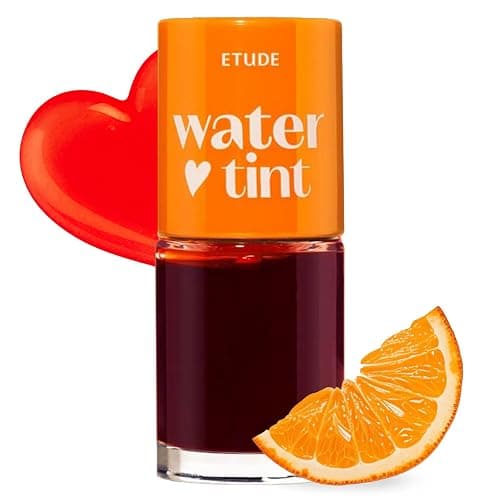 ETUDE Dear Darling Water Tint – Orange Ade | Korean Lip Stain & Lip Tint for Hydrated Pink Lips, Smudge-Proof Long-Lasting Lip & Cheek Makeup | K-Beauty Gift, Stocking Stuffers - Image 1