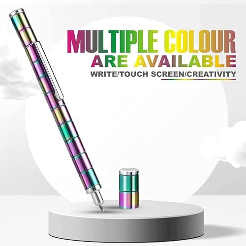 LARAH Color Fidget Pen Toy, Sensory Tool EDC Fidgeting Game for Adults, Cool Gadget Best for Stress and Anxiety Relief and Kill Time,Novelty Gifts for Teen and Adults thumbnail 5