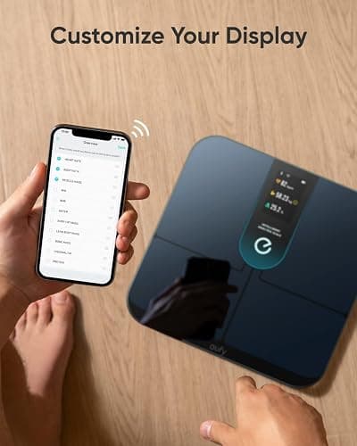 eufy by Anker Wi-Fi Fitness Tracking Smart Scale P3, Intelligent Analysis, 3D Virtual Body Mode, Bluetooth Weight Scale with Emojis, 16-Measurement Digital Scale with Heart Rate, BMI, Multi-Modes thumbnail 5