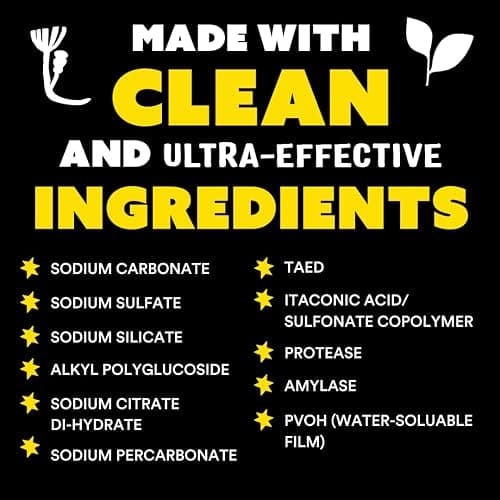 Molly's Suds Dishwasher Pods | Clean Dishwasher Detergent, Cuts Grease & Rinses Clean (Residue-Free) for Sparkling Dishes | 60 Auto-Release Tabs (Unscented) thumbnail 4