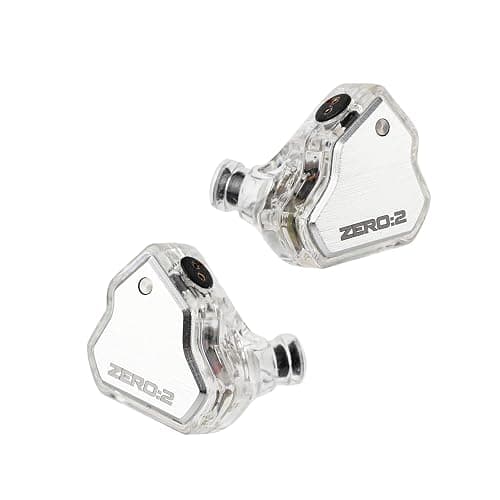 Linsoul 7Hz x Crinacle Zero:2 in Ear Monitor, Updated 10mm Dynamic Driver IEM, Wired Earbuds Earphones, Gaming Earbuds, with OFC IEM Cable for Musician (Without MIC, Silver) thumbnail 2