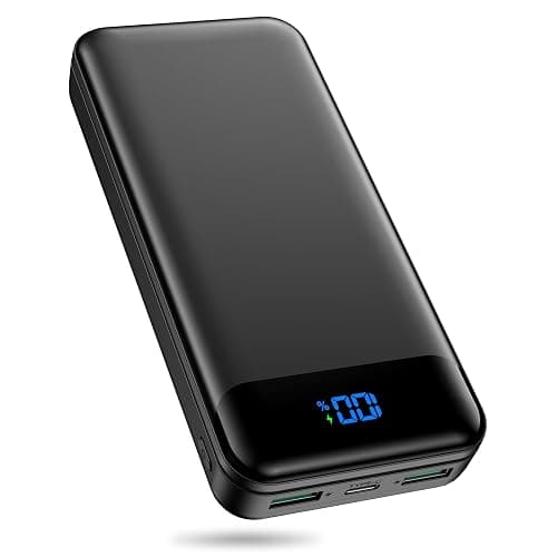 Portable Charger Power Bank 40000mAh Powerbank PD 30W and QC 4.0 Fast Charging External Battery Pack with USB-C LED 3 Outputs & 2 Inputs Portable Charging for iPhone 15 14 13 pro, Samsung - Image 1
