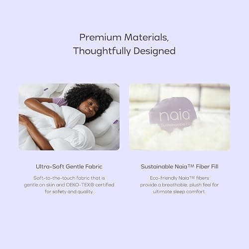 Mellow Marshmellow Comforter, Oeko-TEX Fabric (Gray, King/Cali King) | Extra Fluffy Double-Stuffed Down Alternative Duvet Insert, All-Season Temperature Balancing, Box Stitch, Twin / Twin XL) thumbnail 5