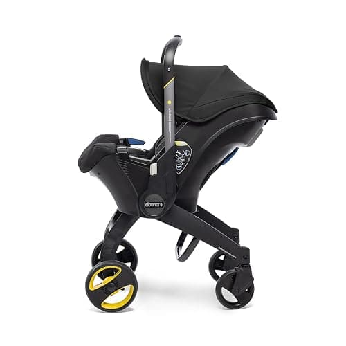 Doona+ Baby Car Seat & Travel Stroller Nitro Black - Convertible 0+ Car Seat and Pram with 5 Point Safety Harness - Ergonomic Pushchair and Travel System - ISOFIX Base Sold Separately thumbnail 7