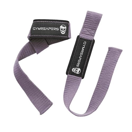 Gymreapers Lifting Wrist Straps for Weightlifting, Bodybuilding, Powerlifting, Strength Training, & Deadlifts - Padded Neoprene with 18 inch Cotton thumbnail 2