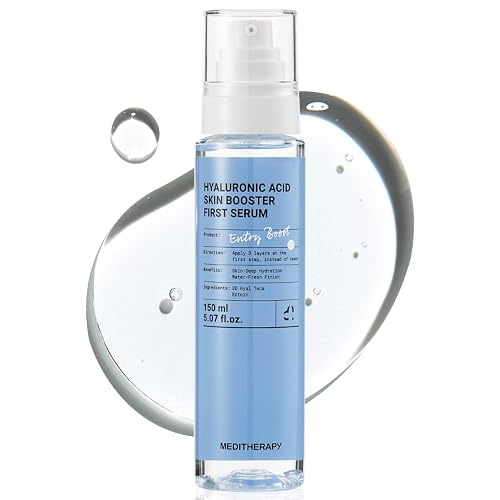 MEDITHERAPY Hyaluronic Acid Serum 5.07 fl oz | Korean Facial Serum for Plump Dewy Glass Skin, Deep Hydrating Moisture for All Skin Types, K-Beauty - Image 1