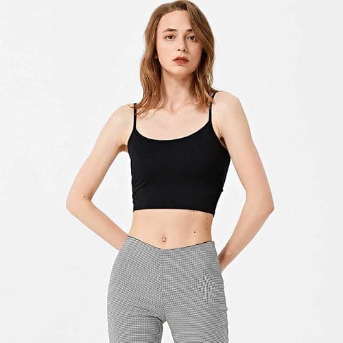 NEWITIN 4 Pack Spaghetti Strap Camisole Top Adjustable Strap Tank Top for Women thumbnail 2