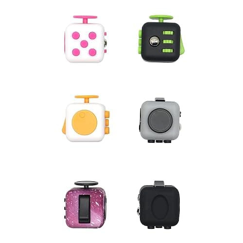 Appash Cube Fidget Toy Stress Anxiety Pressure Relieving Toy Great for Adults and Children[Gift Idea][Relaxing Toy][Stress Reliever][Soft Material] (Black & Black) thumbnail 7