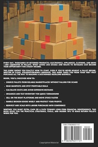 HOW TO BUY AND SELL AMAZON RETURN PALLETS: A Step-by-Step Guide to Finding Profitable Deals and Turning Them into Steady Income thumbnail 2