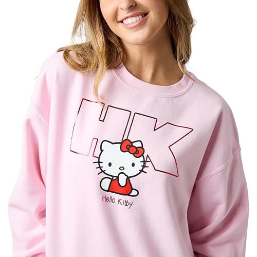 Bioworld Friends Tv The One With The Logo & The Kawai Gang on Black Long Sleeve Adult crew neck thumbnail 4