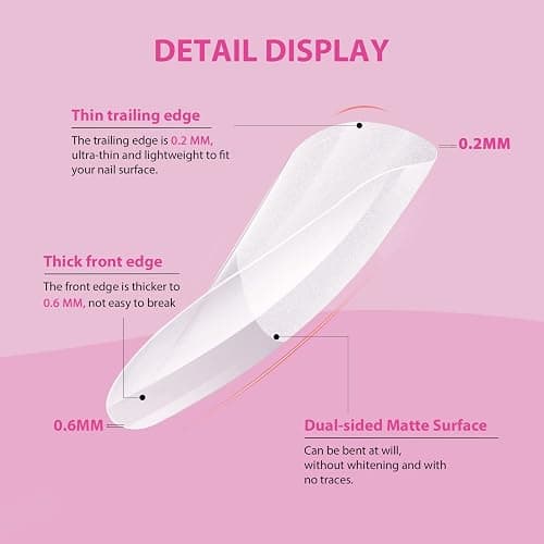 SAVILAND Almond Gel Nail Kit: Nail Drill Kit U V Lamp for Nails 500PCS Almond Nail Tips Gel Nail X Kits Nail Glue Easy Use Manicure Tool Extension Set DIY At Home Salon Gift for Women thumbnail 4