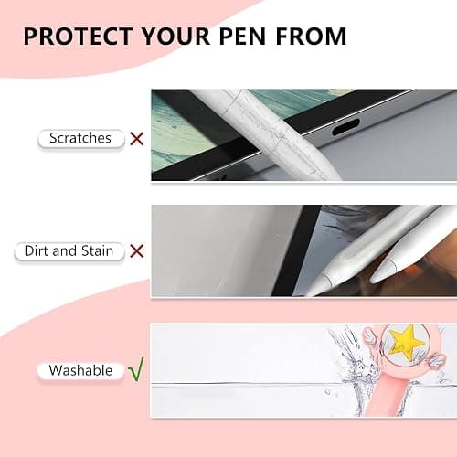 Silicone Case Compatible with Apple Pencil 2nd Generation, Pro - Cute Protective Cover Compatible with Apple Pen 2, Pencil Sleeve for ipad Pencil 2nd Gen, Shockproof Skin Accessories for iPad Pen thumbnail 3