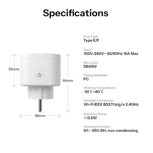 SONOFF S61s Smart Steckdosen 16A/3840W – Fernsteuerung & Sprachsteuerung für ein sichereres und smarteres Leben | Energieüberwachung & Zeitschaltuhr | Matter-kompatibel mit Alexa, Google und HomeKit thumbnail 9