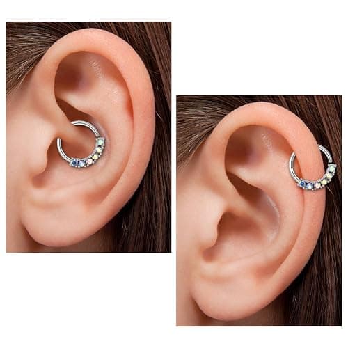 Mayhoop 20g Nose Rings Hoops And Studs For Women Men - Hypoallergenic 316L Surgical Stainless Steel L Shape Nose Screw Bone Silver Rose Gold Black Rainbow Pack 28Pcs thumbnail 4