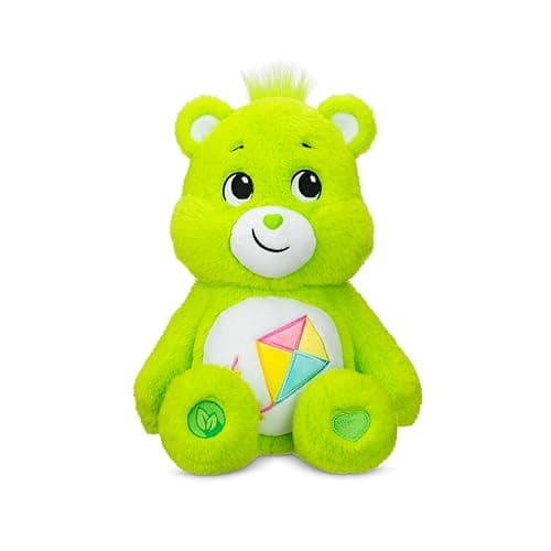 Care Bears New 2021 14" Plush - Do-Your-Best Bear - Soft Huggable Material! , Green - Image 1